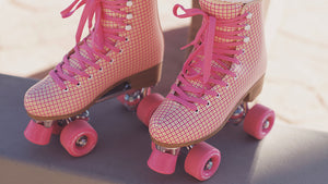 Impala Rollerskates - Pink Tartan