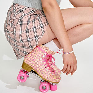 Impala Rollerskates - Pink Tartan